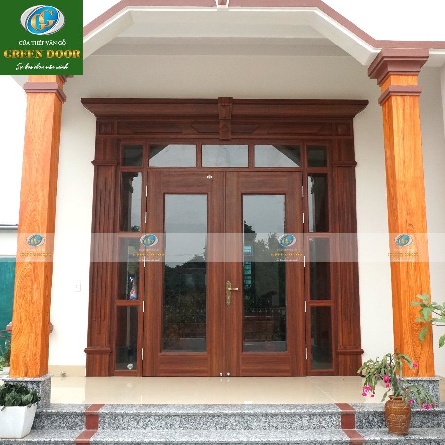 ƯU ĐIỂM CỦA CỬA THÉP VÂN GỖ CHỐNG CHÁY 4 Cửa thép vân gỗ chống cháy
