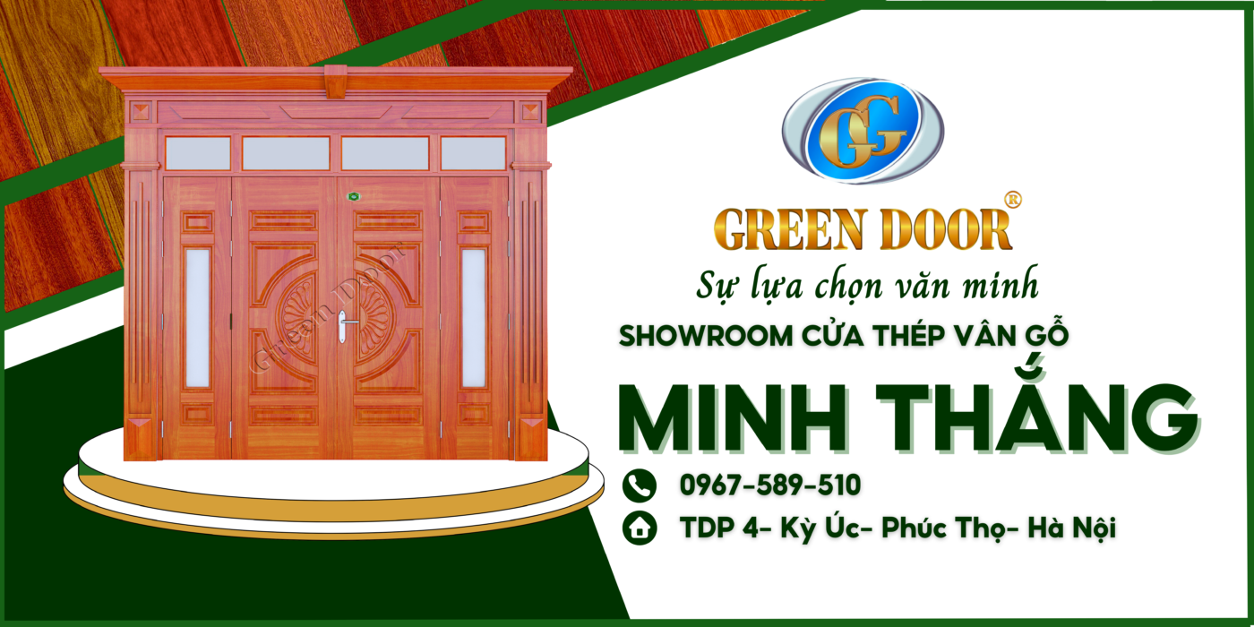Cửa Thép Vân Gỗ Green Door