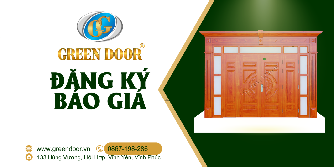 Cửa Thép Vân Gỗ Green Door