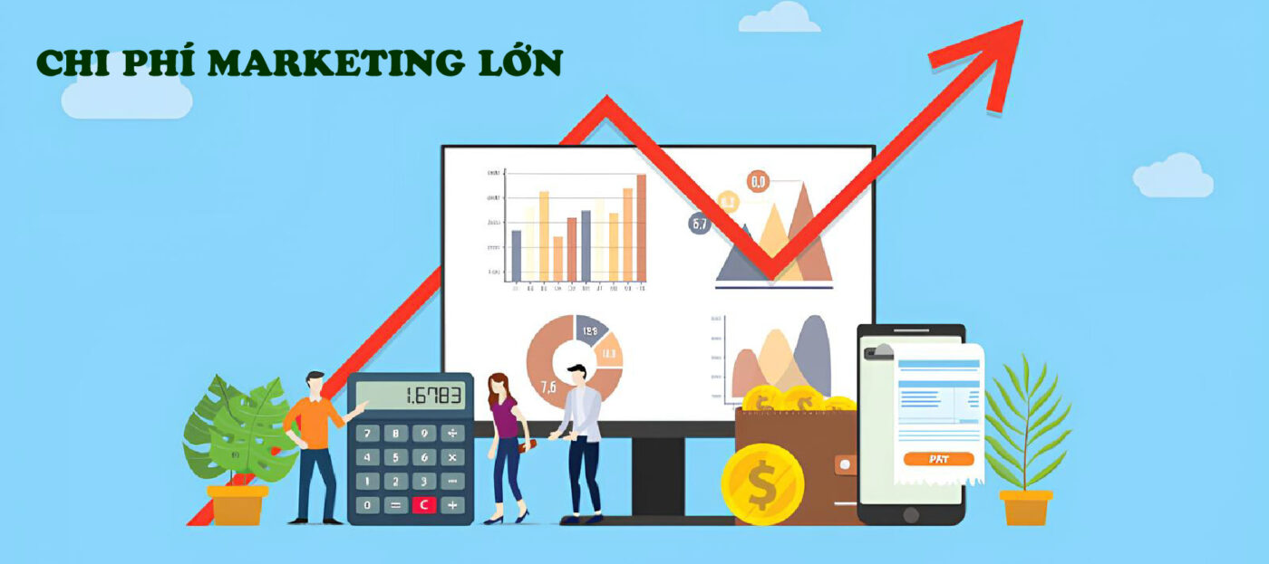 chi phí vận hành marketing thương hiệu riêng rất lớn